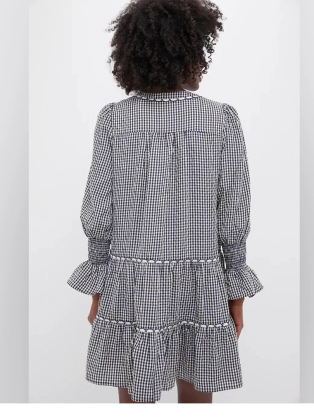 POMANDER PLACE NavyGingham Kenzo Dress from Tuckernuck Size L NWT
